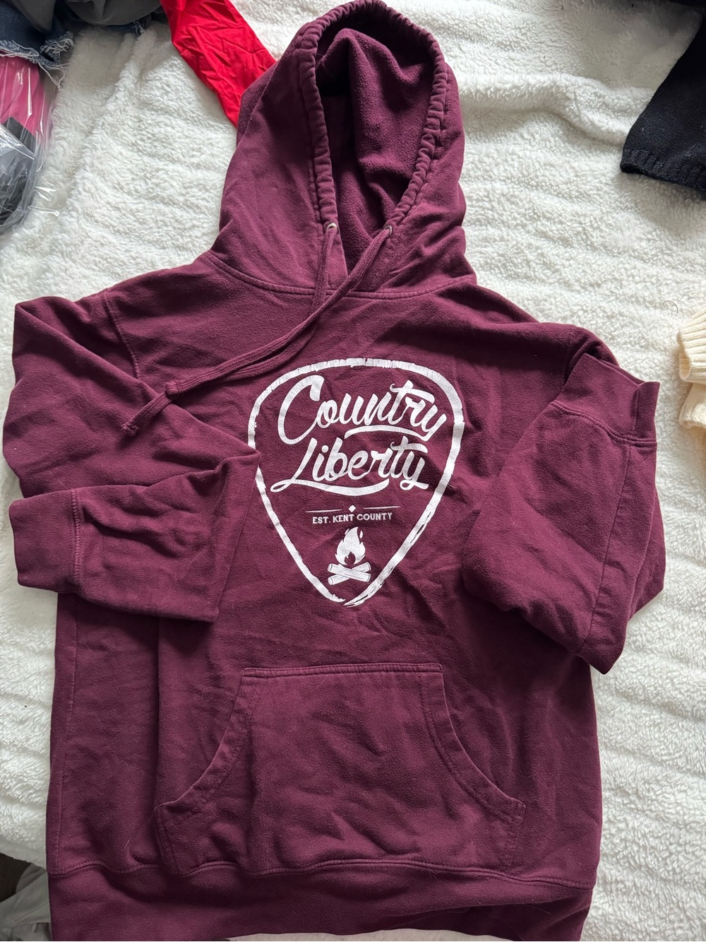 Country Liberty Hoodie Plum Purple women’s